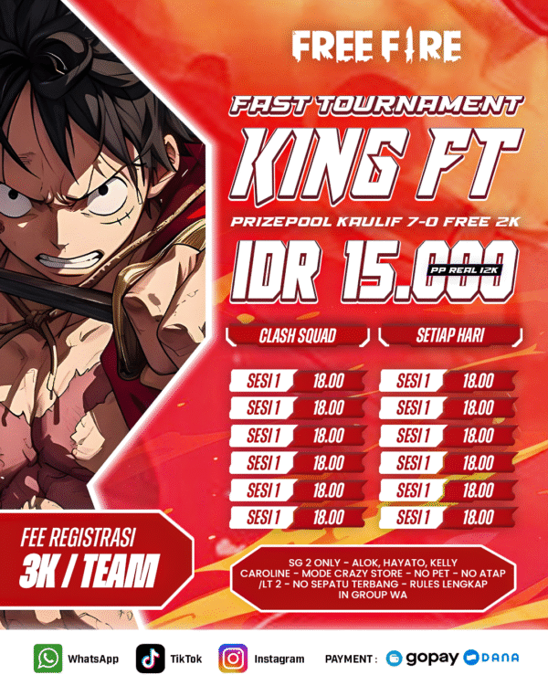 FFIRE-DV05 FFIRE-DV05 Tournament Freefire by King Luffy