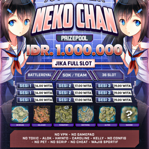 FFIRE-WB01 Tournament Freefire neko chan