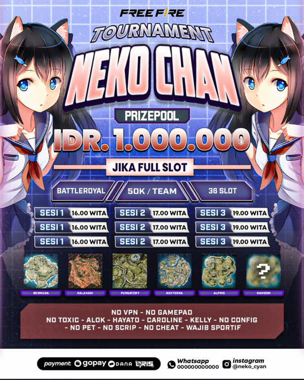 FFIRE-WB01 FFIRE-WB01 Tournament Freefire neko chan