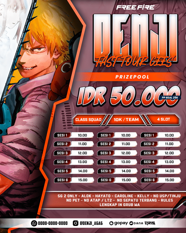FFIRE-WB02 FFIRE-WB02 Tournament Freefire Denji