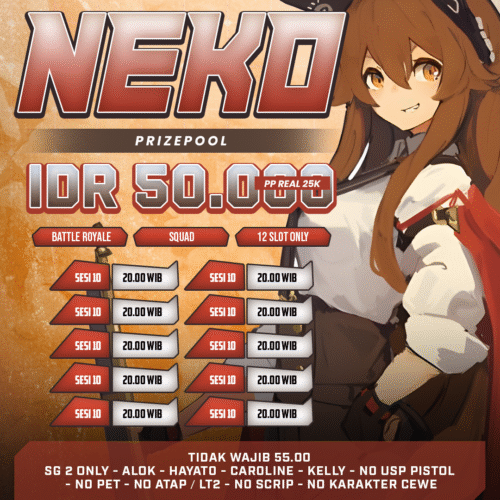 FFIRE-WB03 Tournament Freefire Neko