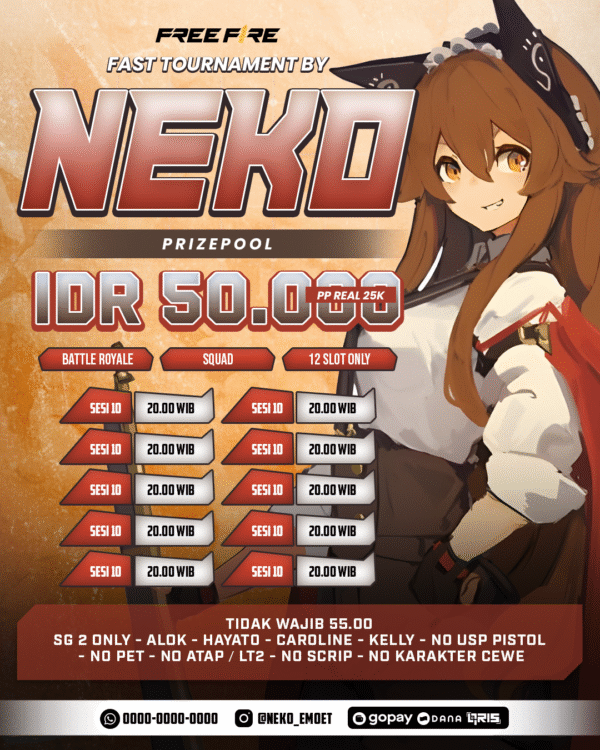 FFIRE-WB03 FFIRE-WB03 Tournament Freefire Neko